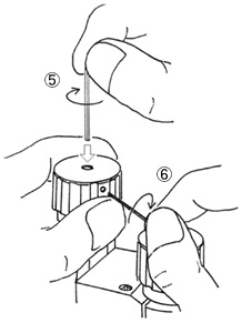 操作ハンドルの硬さ調節方法