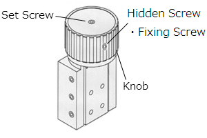 Coarse Control Knob (with a set screw)